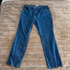 Abercrombie & Fitch 90s Slim Straight Ultra High Rise Jeans SIZE 34/18R